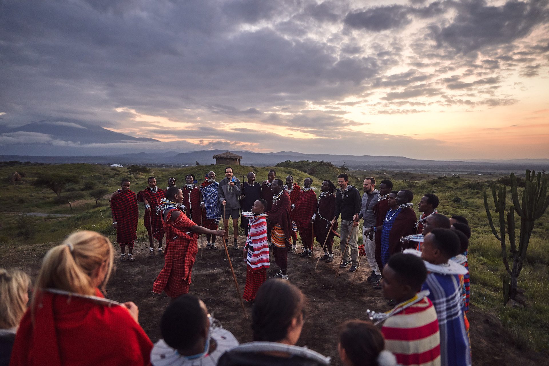 Maasai dances with World Adventure Tours