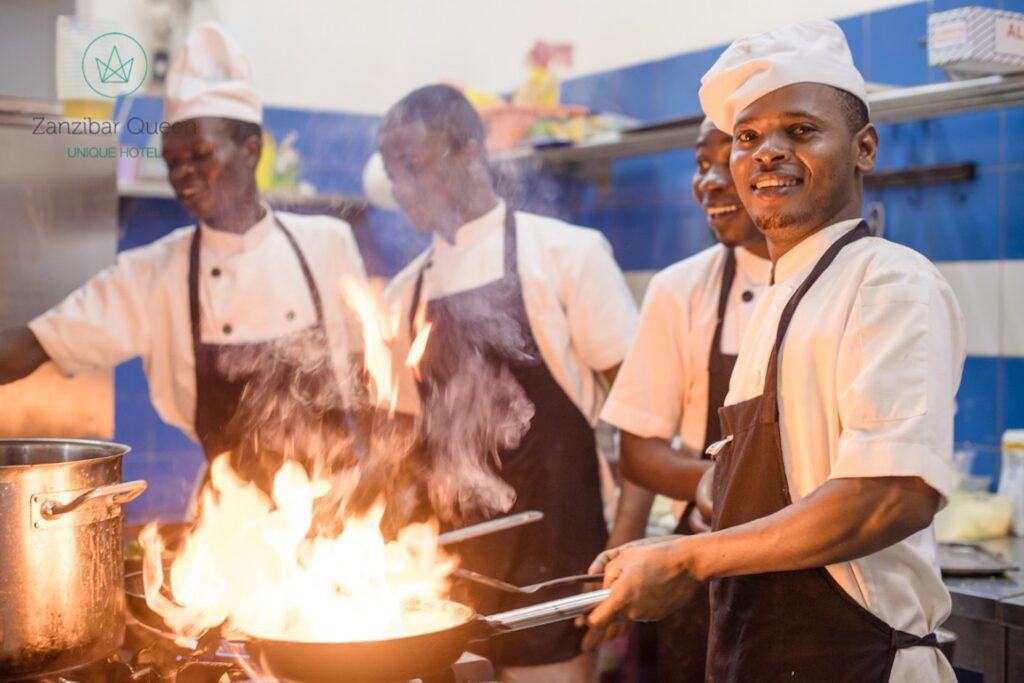 Swahili Food at Zanzibar Queen Hotel with World Adventure Tours